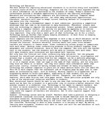 Eseja 'Technology and Education', 1.