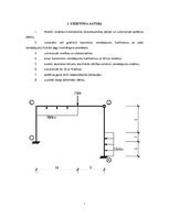 Paraugs 'Statiski nenoteicama rāmja aprēķins ar pārvietojuma metodi', 1.