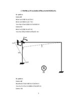 Paraugs 'Statiski nenoteicama rāmja aprēķins ar pārvietojuma metodi', 3.