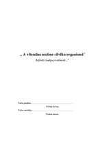 Konspekts 'A vitamīna nozīme cilvēka organismā', 1.