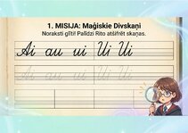 Prezentācija 'Uzdevumi latviešu valodā 1.-2. klasēm', 3.