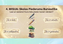 Prezentācija 'Uzdevumi latviešu valodā 1.-2. klasēm', 6.
