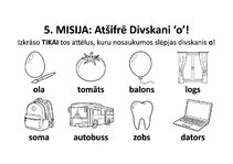 Prezentācija 'Uzdevumi latviešu valodā 1.-2. klasēm', 7.