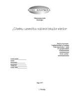 Referāts 'Cilvēku uzvedība sabiedriskajās vietās', 1.