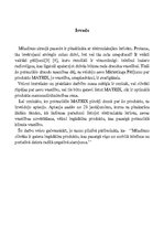 Referāts 'Produkta "Matrix" pieprasījuma izpēte', 3.