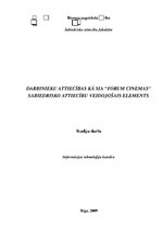 Referāts 'Darbinieku attiecības kā SIA "Forum Cinemas" sabiedrisko attiecību veidojošais e', 1.