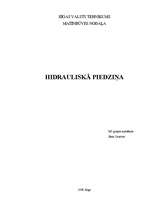 Konspekts 'Hidrauliskā piedziņa', 11.