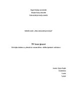 Referāts 'Televīzijas loma ģimenē', 1.
