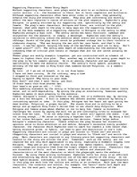 Eseja 'Supporting Characters Added Story Depth', 1.