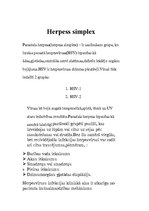 Konspekts 'Parastais herpess', 1.