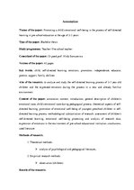 Diplomdarbs 'Bērna emocionālās labizjūtas sekmēšana pašvadītās mācīšanās procesā pirmsskolas ', 3.