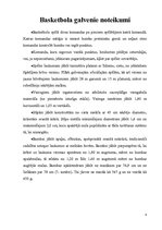 Konspekts 'Basketbola projekts', 8.