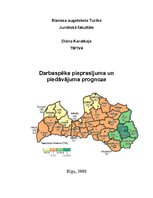 Prakses atskaite 'Darbaspēka pieprasījuma un piedāvājuma prognoze', 1.