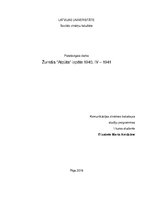 Referāts 'Žurnāla "Atpūta" izpēte 1940.aprīlis-1941', 1.