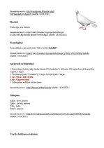 Konspekts 'Vārdnīcas šķirkļa izveide vārdam "balodis"', 5.