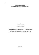 Diplomdarbs 'Mārketinga plāna izstrāde būvniecības uzņēmumam', 1.