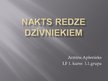 Prezentācija 'Nakts redze dzīvniekiem', 1.