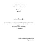 Konspekts 'Starta uzņēmuma vadītāja nepieciešamā rīcība intelektuālā īpašuma tiesību pārkāp', 1.