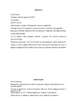 Referāts 'Hroniskas obstruktīvas plaušu slimības terapeitiskās ārstniecības iespējas', 3.