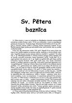 Referāts 'Svētā Pētera baznīca', 1.