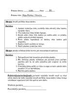 Prakses atskaite 'Prakses dienasgrāmata slimnīcas ķirurģiskajā nodaļā', 1.