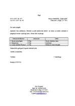 Paraugs 'Lietišķo dokumentu paraugi', 23.