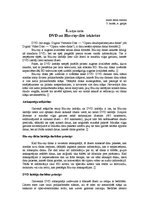 Konspekts 'Multimediju tehnoloģijas. Astotais mājas darbs. DVD un Blu-Ray-disc iekārta', 1.