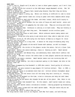 Eseja 'Game Over! The 1994 Baseball Strike', 1.