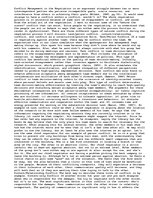 Eseja 'Conflict Management in Negotiations', 1.