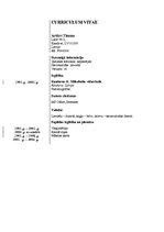 Paraugs 'Curriculum Vitae ', 1.