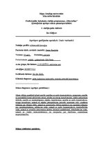 Prakses atskaite 'Aprūpes plāns abdominālajā ķirurģijā', 1.