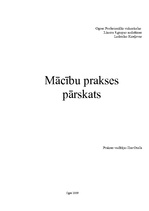Prakses atskaite 'Prakses atskaite grāmatvedībā', 1.