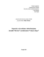 Referāts 'Nepareizs vai nevēlams vārdu lietojums žurnālā "Sieviete" un laikrakstā "Vakara ', 1.