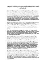 Eseja 'Dispersās sistēmas vienā mana darba dienā', 1.