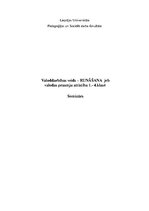 Referāts 'Valoddarbības veida runāšana jeb valodas prasmju attīstība 1.-4.klasē', 1.