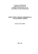 Referāts 'Smilšu spēļu terapija pirmsskolas vecuma bērnu aprūpē', 1.