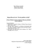 Konspekts 'Kopsavilkums kursā "Ievads politikas teorijā"', 1.