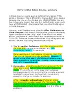 Konspekts 'IELTS To what extent essays - summary', 1.