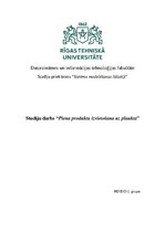 Paraugs 'Sistēmu modelēšanas līdzekļi vairumtirdzniecības sfērā', 1.