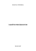 Referāts 'Sadzīves piesārņojums', 1.