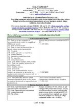 Paraugs 'Individuālo aizsardzības līdzekļu saraksts', 1.