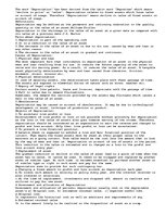 Eseja 'Definition of Depreciation, Facts and Causes', 1.