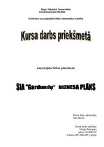 Biznesa plāns 'SIA "Gardumiņ"', 1.