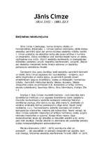 Konspekts 'Jānis Cimze', 1.