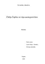 Referāts 'Čārlijs Čaplins un viņa sasniegumi kino', 1.