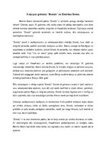 Eseja 'Eseja par grāmatu "Brands" no Henriksa Ibsena', 1.