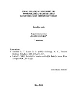 Konspekts 'Sociālā nevienlīdzība, stratifikācija, mobilitāte', 1.