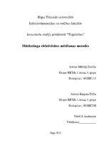 Referāts 'Mārketinga efektivitātes mērīšanas sistēmas', 1.