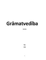 Konspekts 'Grāmatvedība', 1.
