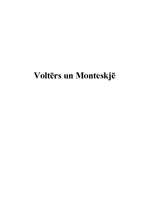 Referāts 'Voltērs un Monteskjē', 1.